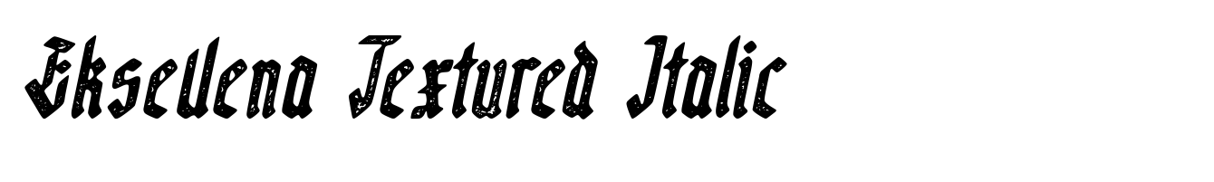 Eksellena Textured Italic